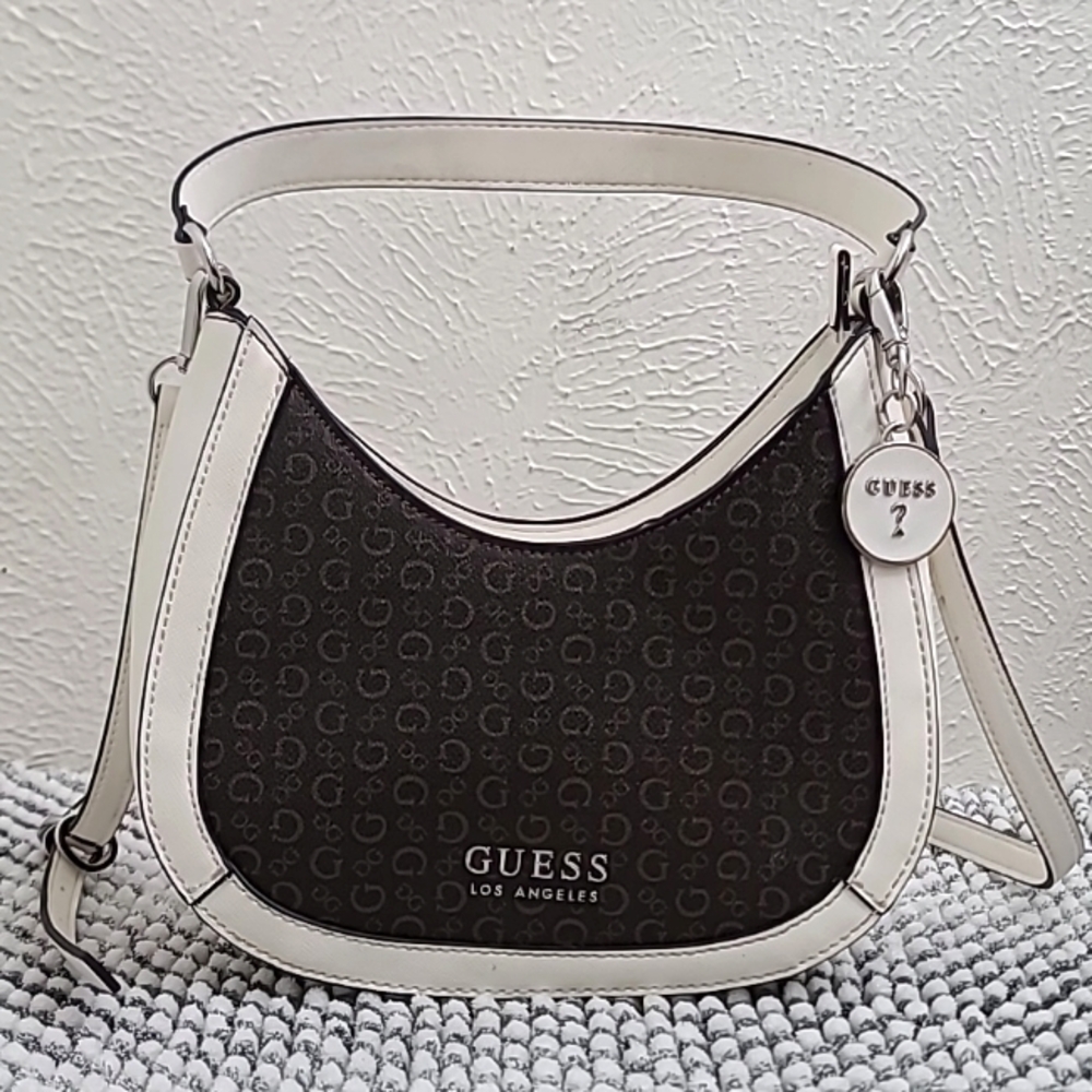 Guess Los Angeles Womens Crossbody Bag Monogram Shoulder Purse VY883613